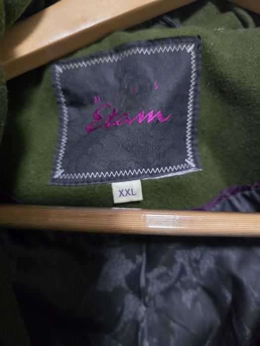 Кашмирено палто зелено