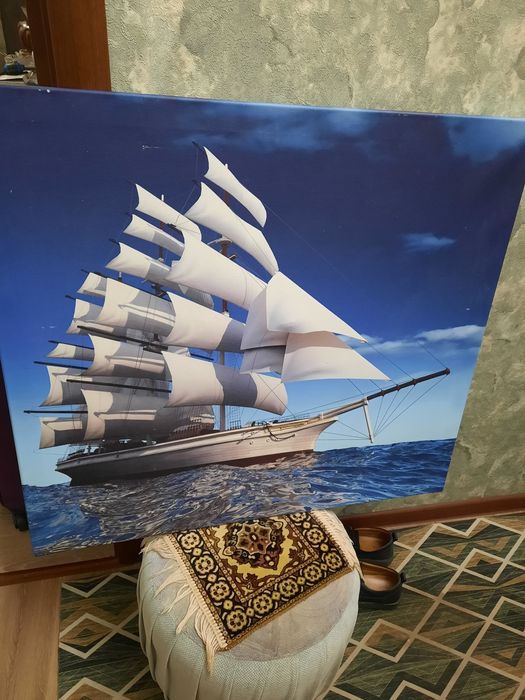 Картина холст масло 90х 80