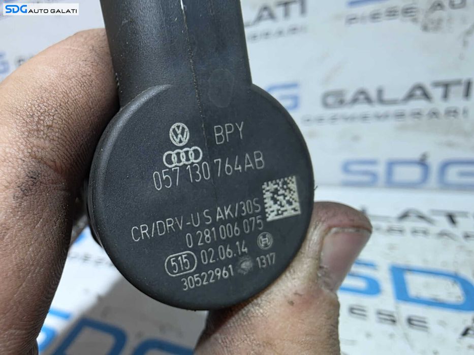 Rampa Presiune Injectoare cu Senzor Regulator Skoda Octavia 3 2.0 TDI 2013 - 2020 Cod 04L089B 057130764AB [K3980]
