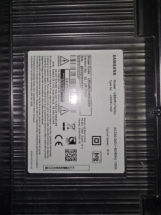 Продавам телевизор Samsung 50" модел UE50RU7402U