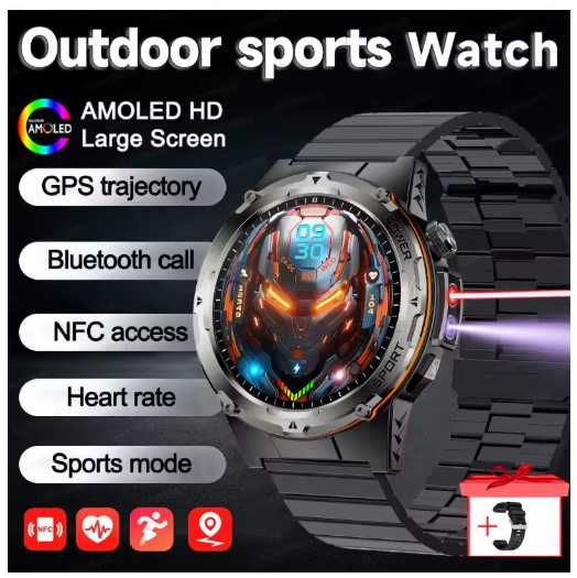 GUHUAVMI T-REX3 Спортен смарт часовник Мъжки