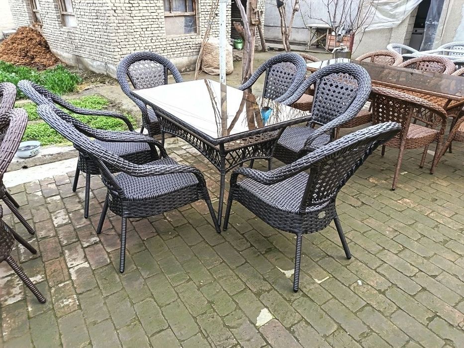 rotan stol stullar