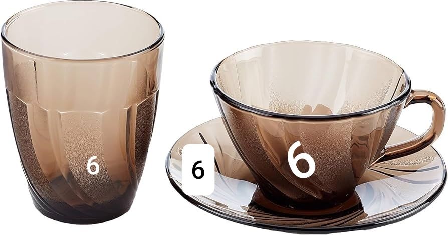 set vase smoke Milano 38