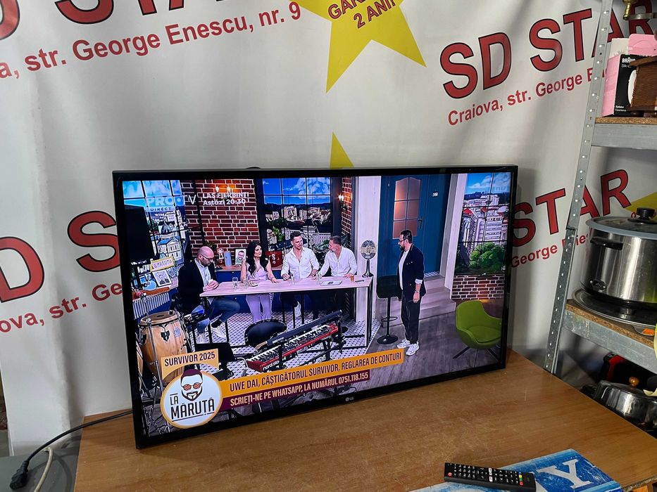 Televizor Smart IPS 4K UHDTriplu Tuner LG43UH610V/108 cmGarantie 2ani