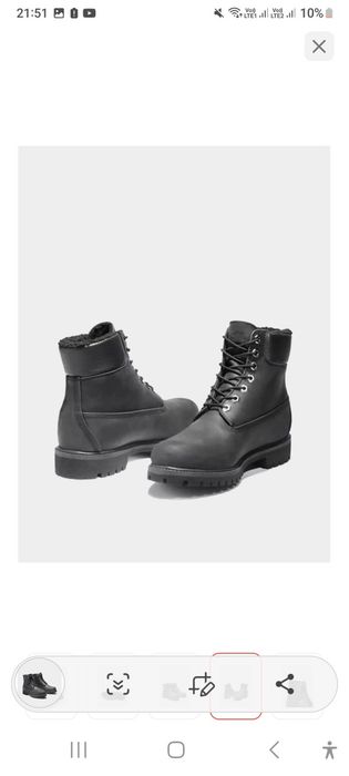 Ботинки Timberland черные 45 размер