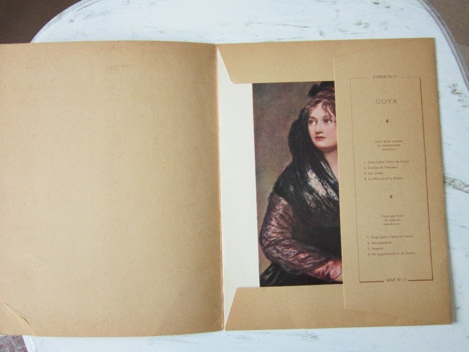 cadou deosebit  Goya 4 buc. SOUBRY 1958