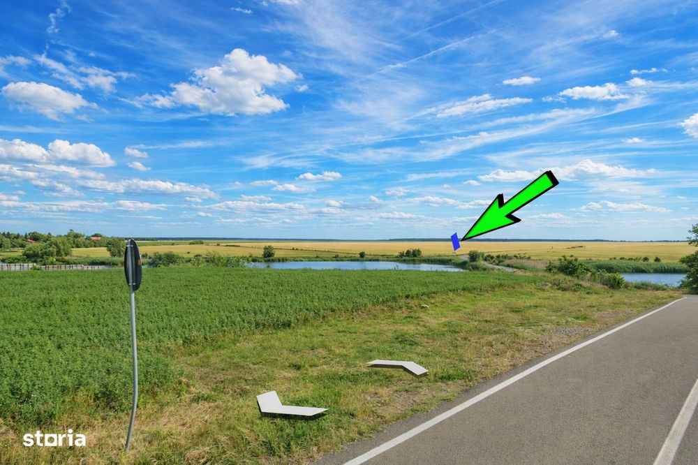 Teren lângă proiect în dezvoltare. Aer curat, liniste-natura-Frumusani