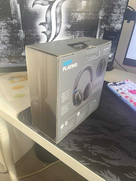 Гейминг слушалки Logitech - G325 Lightspeed, TWS, PC/Android/Switch2/PS5, черни