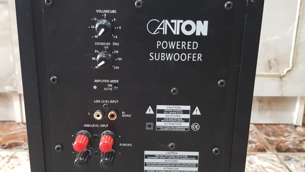 Subw. activ Canton original (Made in Germany, nu China), gama de varf