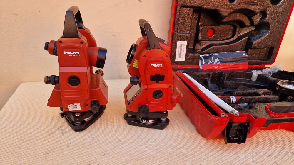 Hilti POS 15 - POT 10 stație totala + teodolit