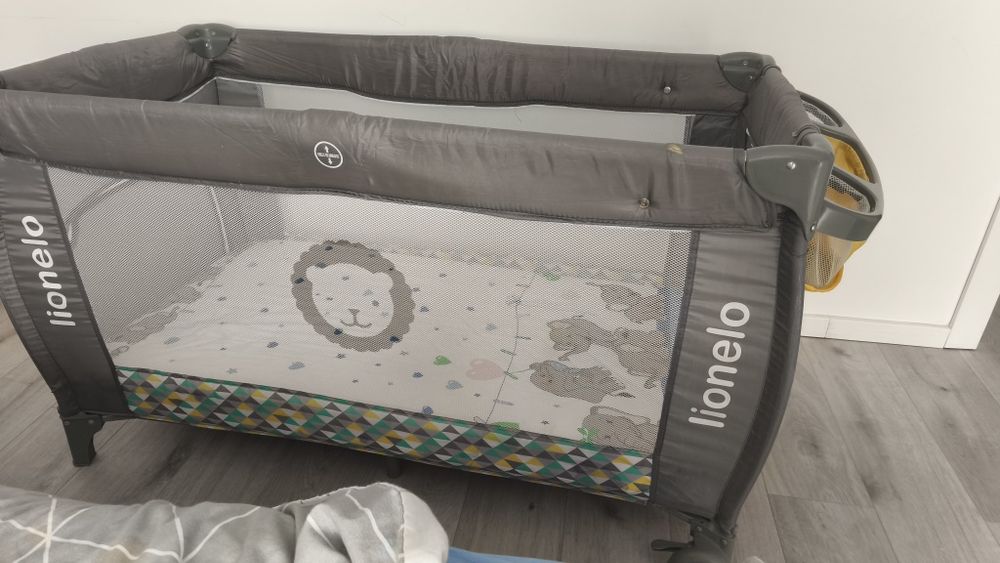Pătuț pliabil Lionelo Sven + saltea