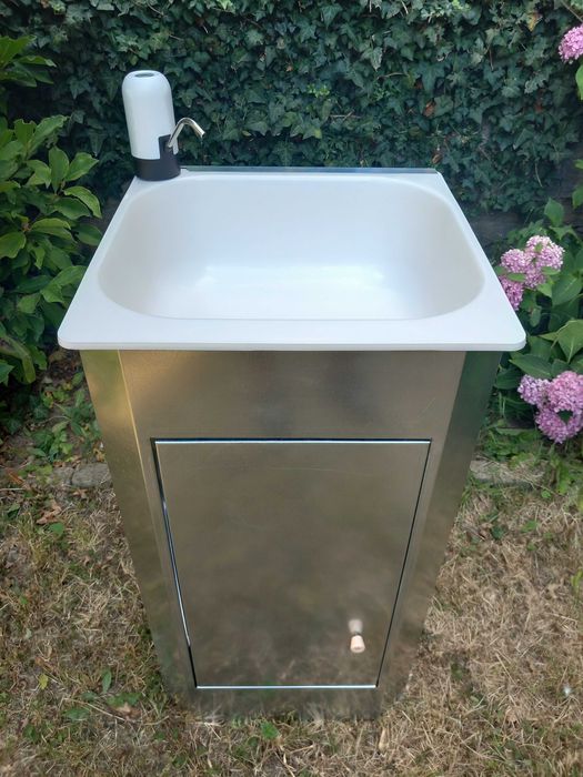 мобилна мивка, градинска мивка, мивка за къмпинг