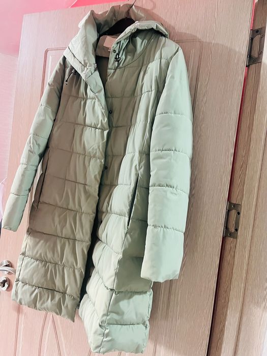 Дамско зимно яке цвят мента