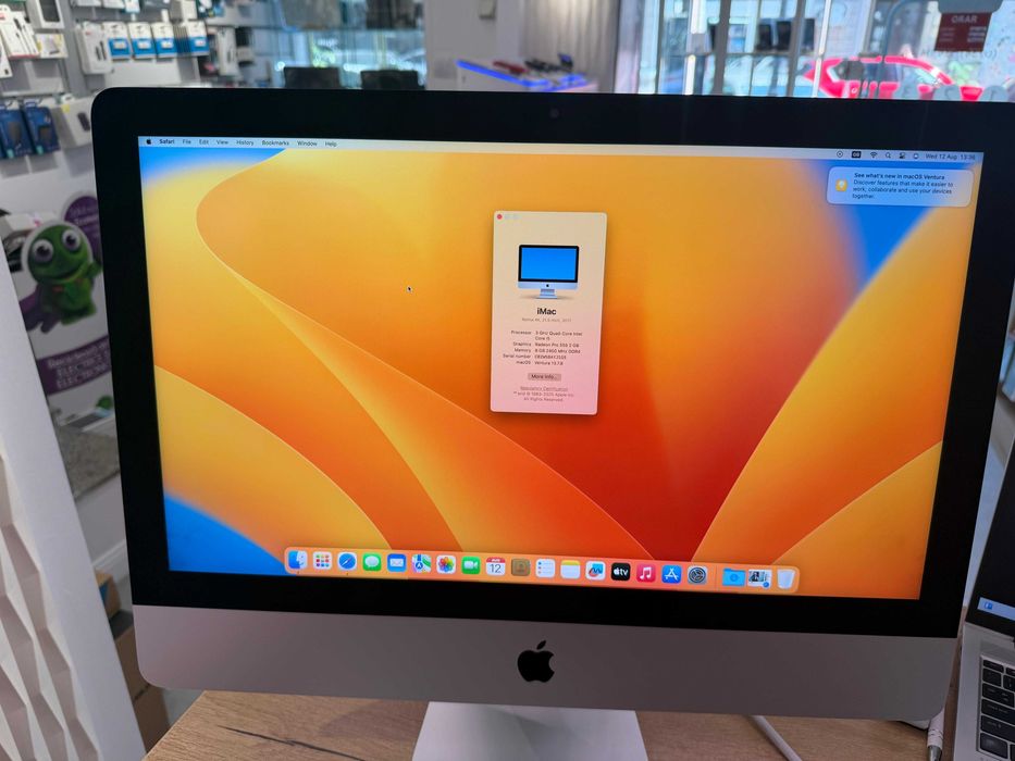 iMac 21.5 Retina 4K 2017 i5 3GHz 8GB 500GB Radeon Pro 555 – Garanție 24 Luni