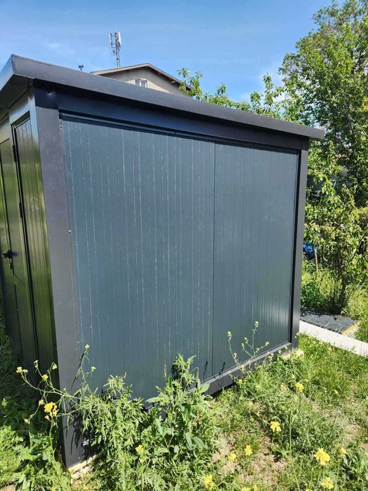Градинска барака, преносим склад 2,0х2,0х1,8м. Метал и термо панели