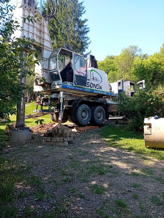 Foraje FANTANI, montaj tuburi, Foraje puturi