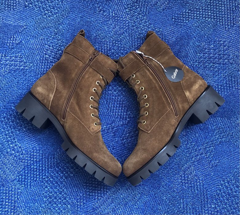 Gabor ОРИГИНАЛНИ дамски боти/естествен велур - 38,5/25см