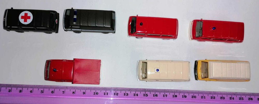 Vand machete dubite Volkswagen T3  scara 1/87 H0, Herpa si Wiking