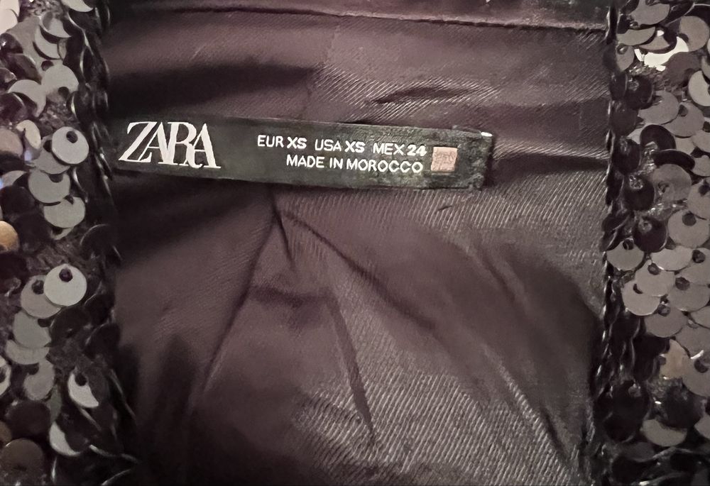 Платье пиджак Zara с пайетками