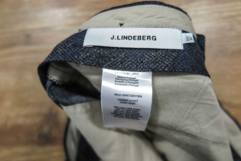 J Lindeberg Панталон лен / памук размер W34 L32