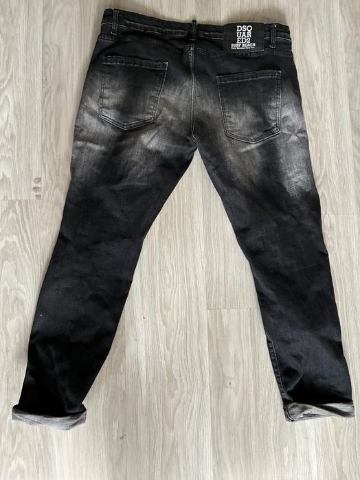 Черни мъжки  дънки Dsquared