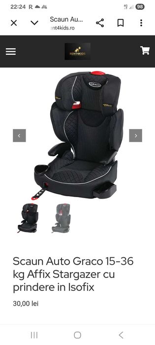Scaun auto 15-36 kg