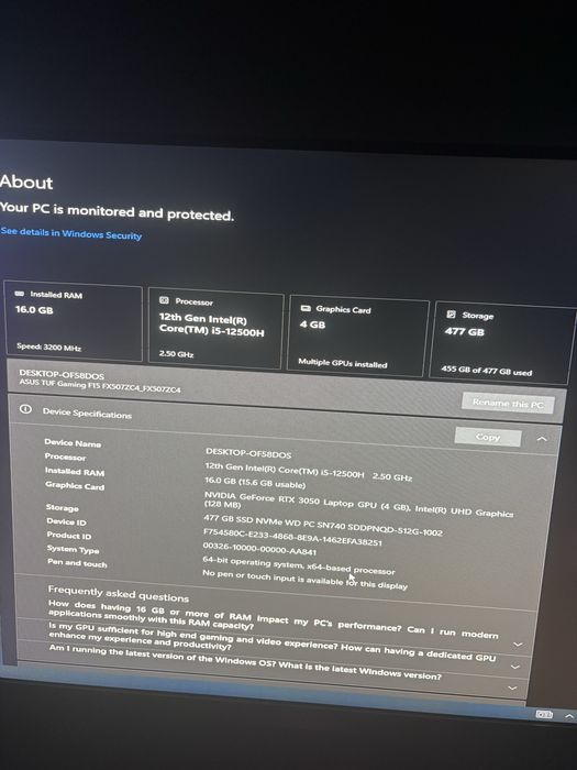 Asus tuf f15 de vanzare