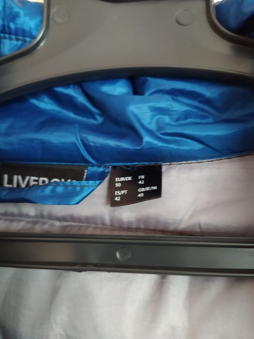 Синьо мъжко яке без качулка