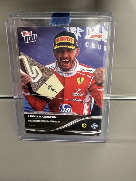 Lewis Hamilton Topps First F1 Win with Ferrari 14.06.26