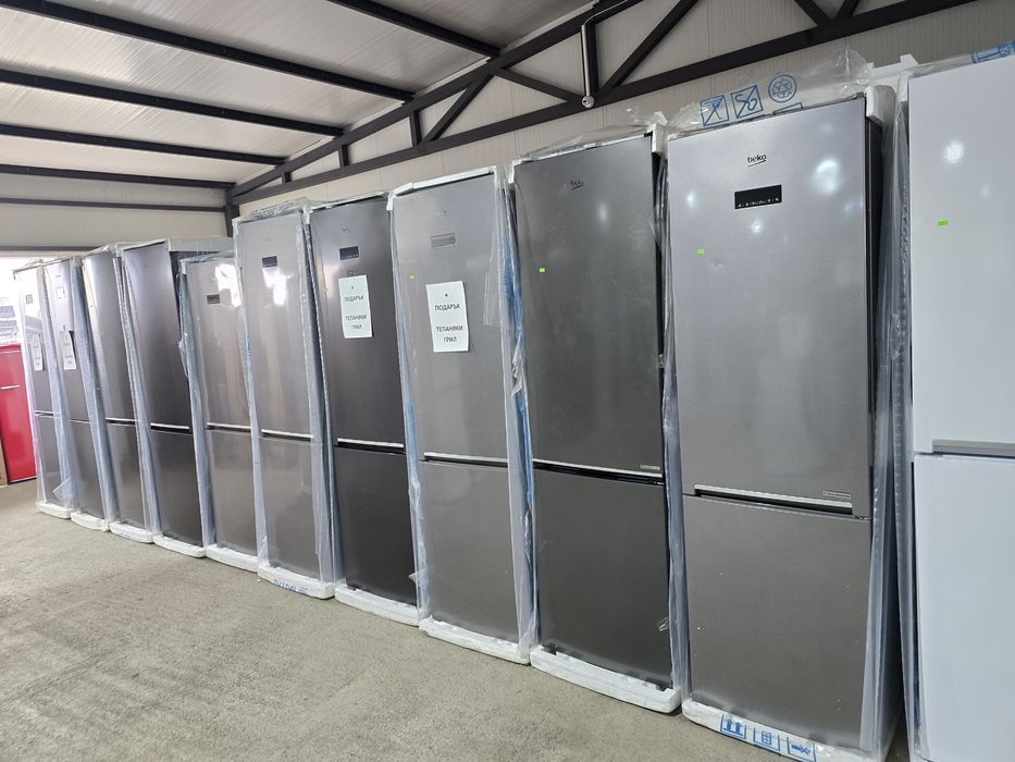 Нов хладилник с фризер Беко/Beko B5RCNA406OHG 203 см No Frost