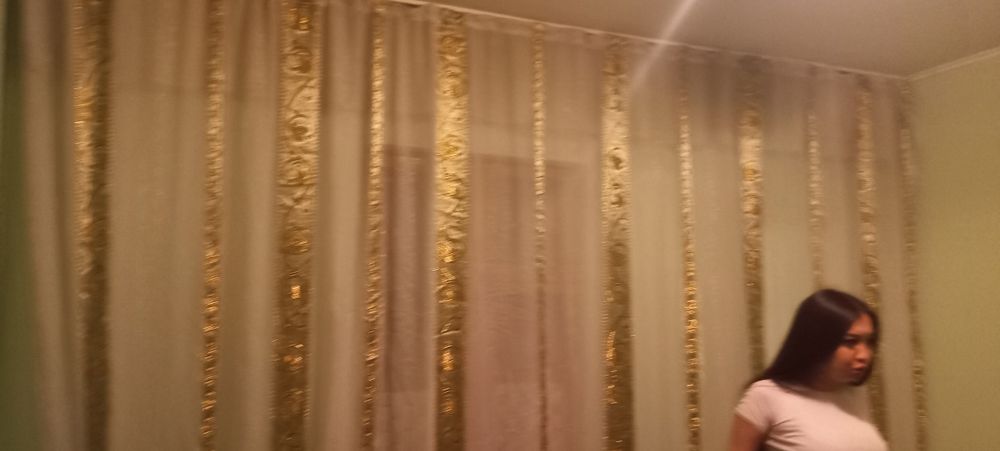 Срочно продам шторы-5м тюль