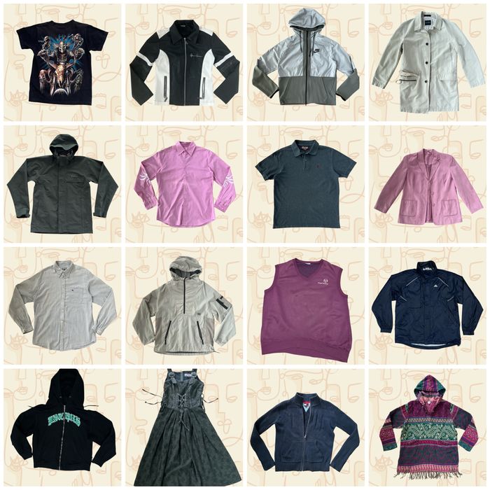 Sac haine second-hand – branduri de mall! Preț unic sau bulk! RESELL