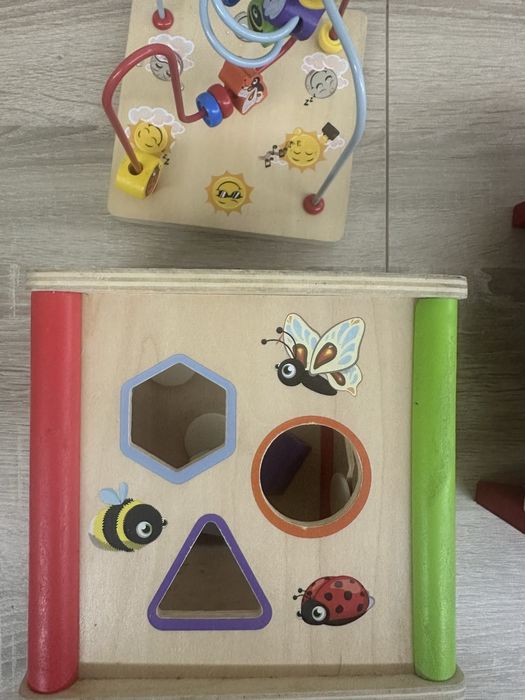 Лот дървени играчки