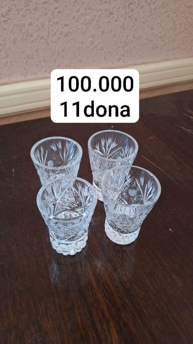 Xrustal chinni idishlar