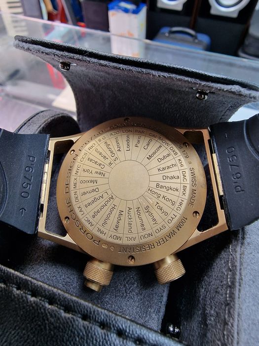 Amanet Vitan 107 Ceas Porsche Design Worldtimer Aur 18k 750