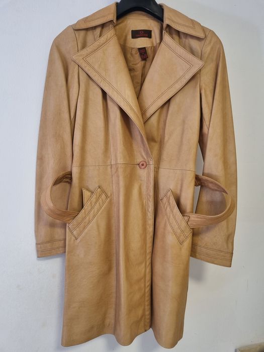 parka di piele foarte fina