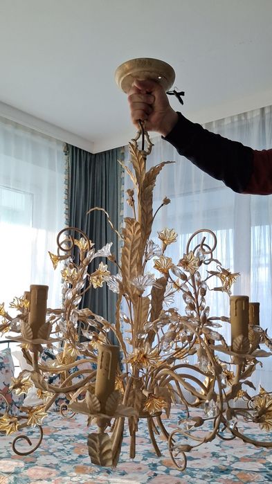 Бошьшая Люстра 10 Рожков,Польша