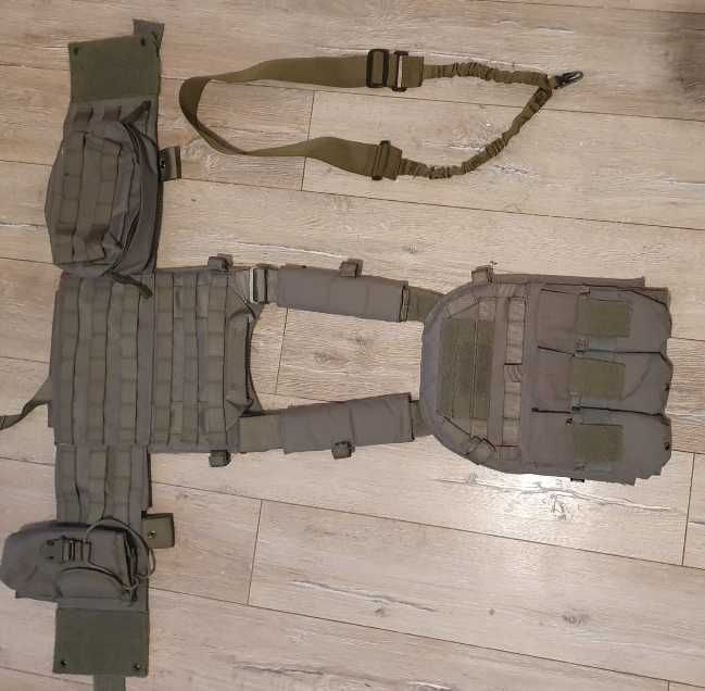 Vesta Tactica Plate Carrier Primal Gear - OD / Ranger Green + GRATIS curea cu un punct