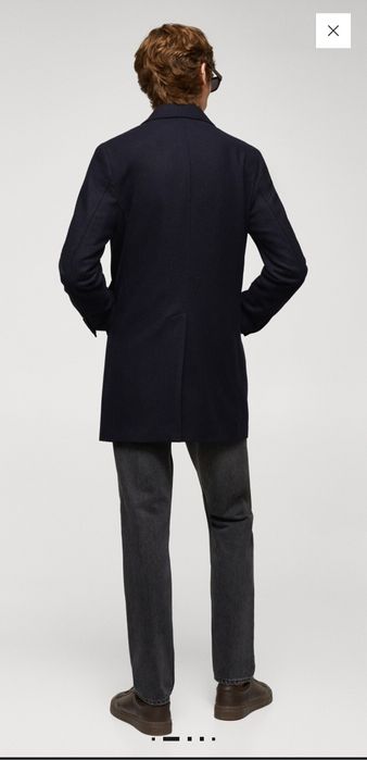 Palton subtire din lana XL