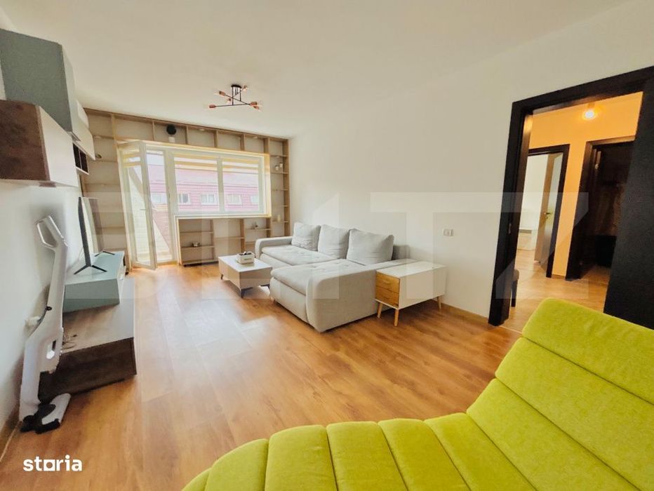 Apartament cu 2 camere, mobilat modern, cu terasa si parcare — fotografia 1