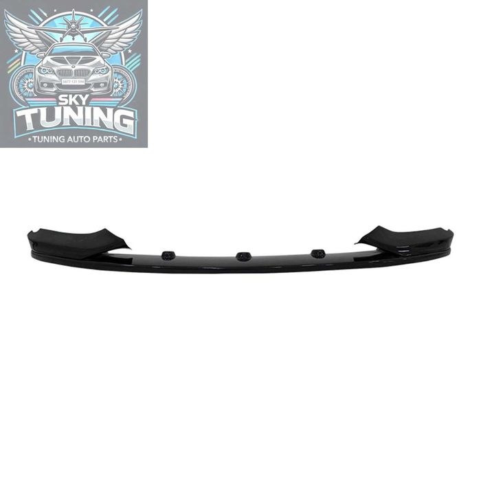 Преден лип спойлер за бмв ф10 ф11 м тех / bmw f10 f11 lip spoiler m tech / добавка за предна броня със сплитери / нож