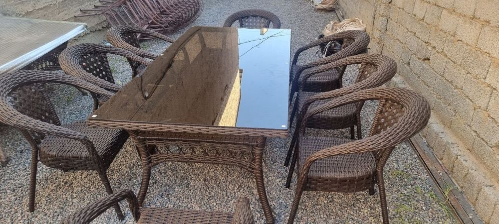 Rattan stol stul deco 8 / 1 ishlab chiqaruvchidan 3 yil garantyasi bor