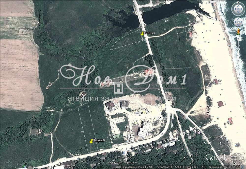 Парцел в Варна, област-с.Шкорпиловци площ 1197 цена 0