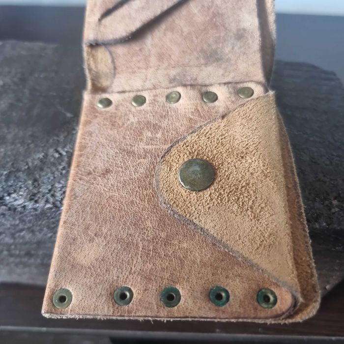 Ретро портфейл естествена кожа ръчна изработка идеален подарък