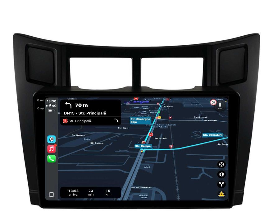 Navigatie Dedicata Toyota Yaris (2005-2011), 9Inch, WiFi, Carplay