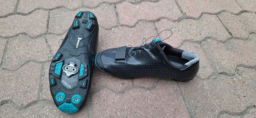 Pantofi ciclism MTB/gravel/cyclo-cross Shimano XC300 marimea 40 si Shimano XC7 marimea 39, inchidere BOA, placute SPD Shimano, in stare f. buna