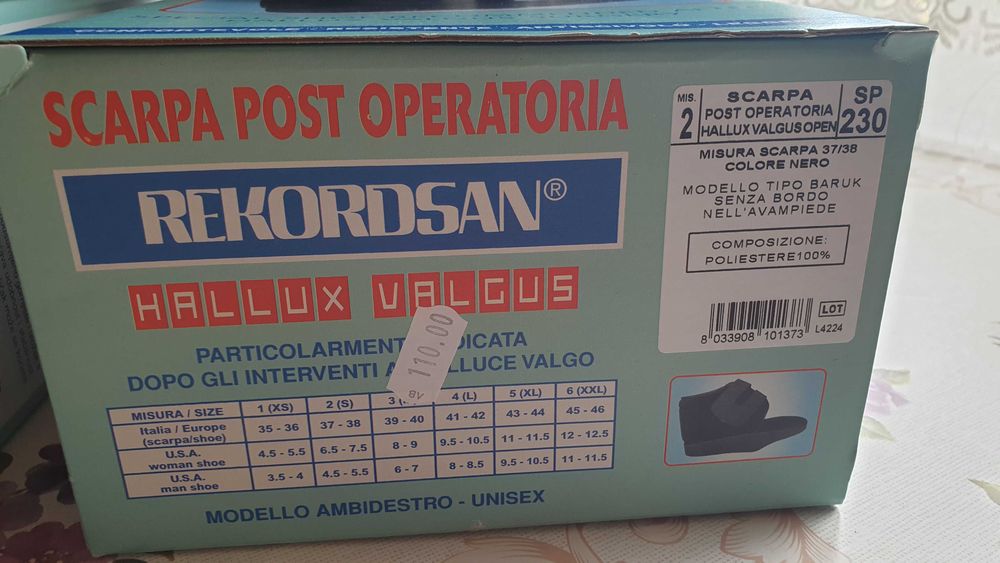 Следоперативни обувки -HALLUX VALGUS