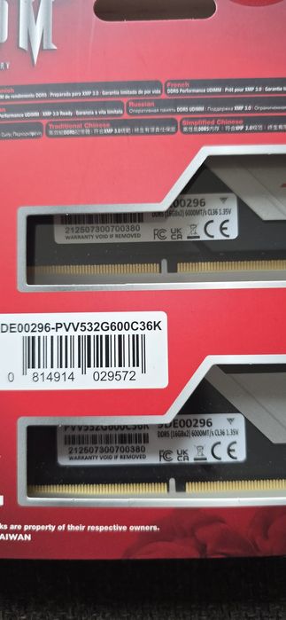 Memorie Ram Patriot Viper Venom Kit 32gb DDr5 6000 Cl36 Amd Exp