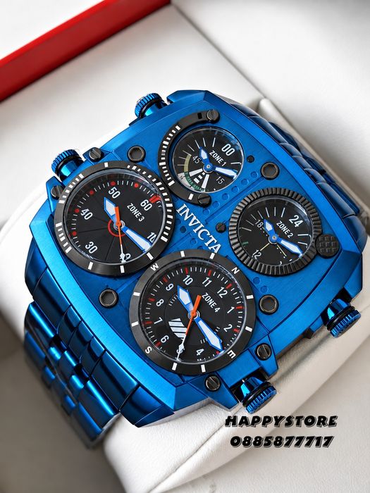 INVICTA Zulu Blue 54 mm, Инвикта нов мъжки часовник