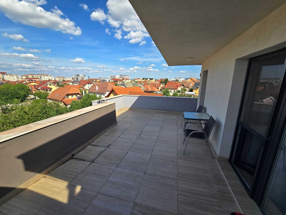Penthouse 2 camere cu terasa 25 mp | Nufarul - Ciheiului | Parcare | Complet utilat | 400 €
